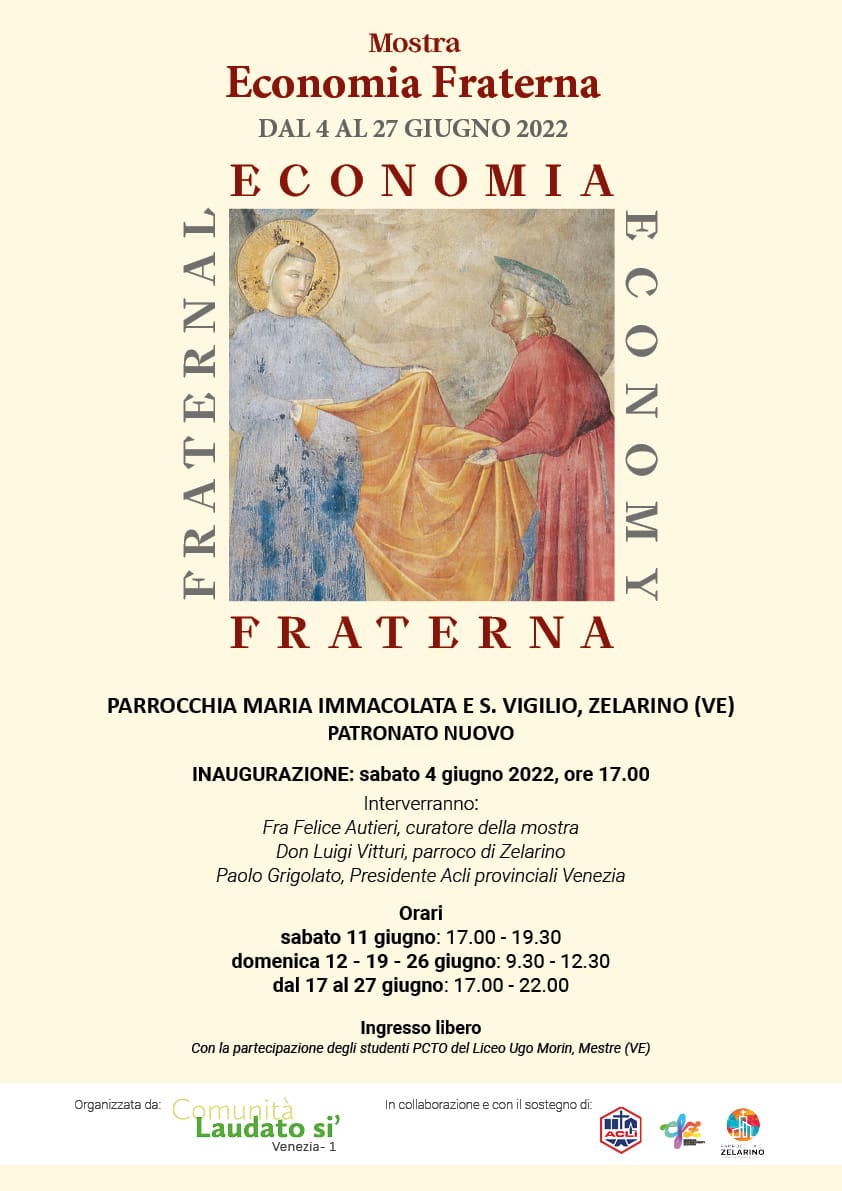 UNA MOSTRA SULL’ECONOMIA FRATERNA: DAL SANTO DI ASSISI A NOI